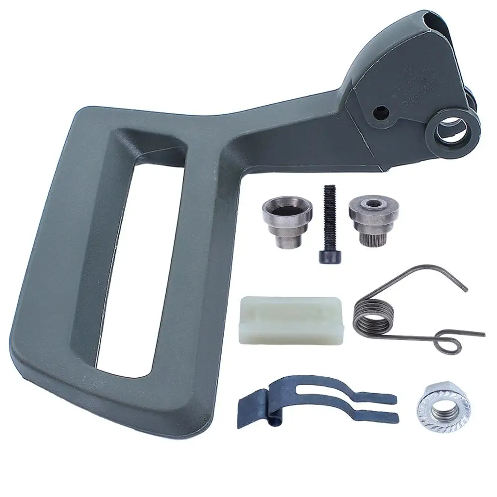 Kit de reparación de cubierta de embrague de manija de freno de cadena, buje pivotante para Husqvarna 257, 262XP, 261, 262, 254, 154, 503727401, 501875304 w