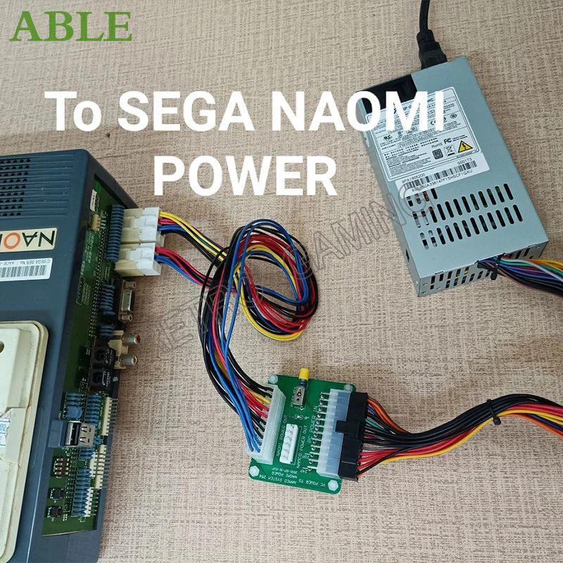 PC Power NAOMI/NAMCO POWER Breakout Board Cabinet Module Adapter Power Connector Computer Power Supply