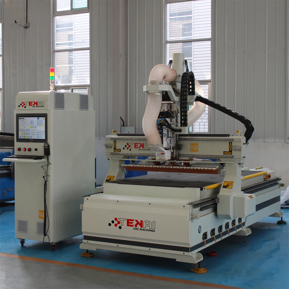 TEM1325C engraving machine wood cnc router china price wood working machinery with vacuum system and dust collector