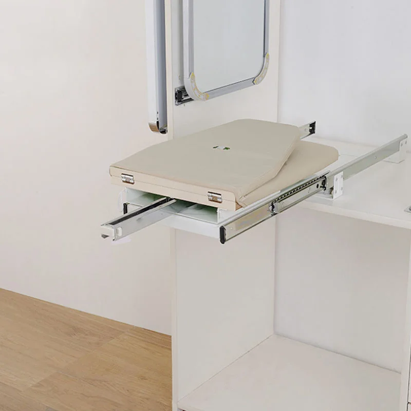 Imagem -06 - Rotating Ironing Board Armário de Engomar Dobrável Hiding Push Pull Damping Ironing Board 180 Roupeiro Built-in 180 °