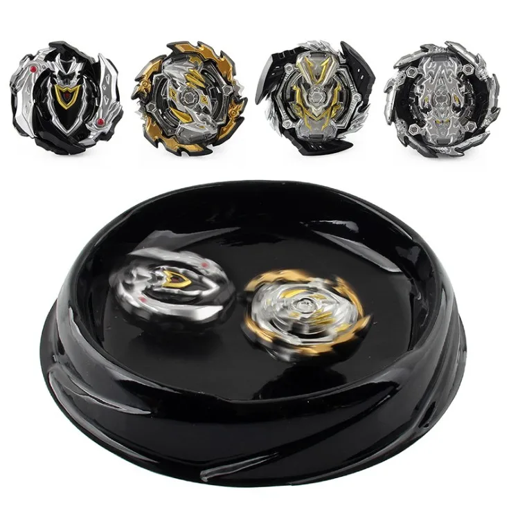 B-X TOUPIE BURST BEYBLADE 4pcs/set Spinner With Launchr Black Gold Edition Battle Handle Plate