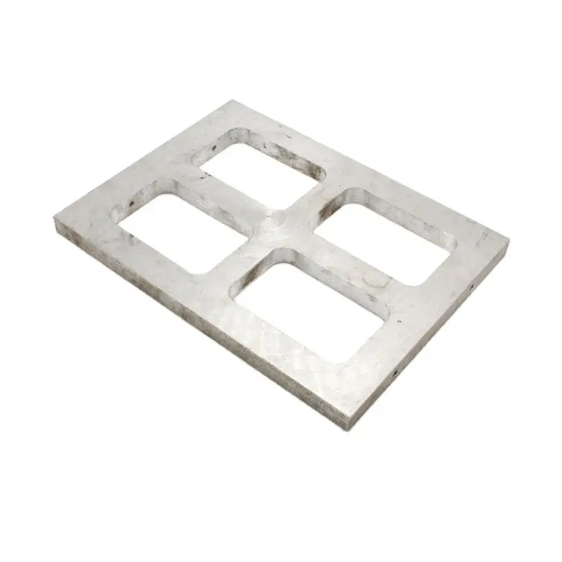 Aluminum Mould Frame for Jewelry Casting Four Grid 12mm Thickness Vulcanizing Mold Rubber Die