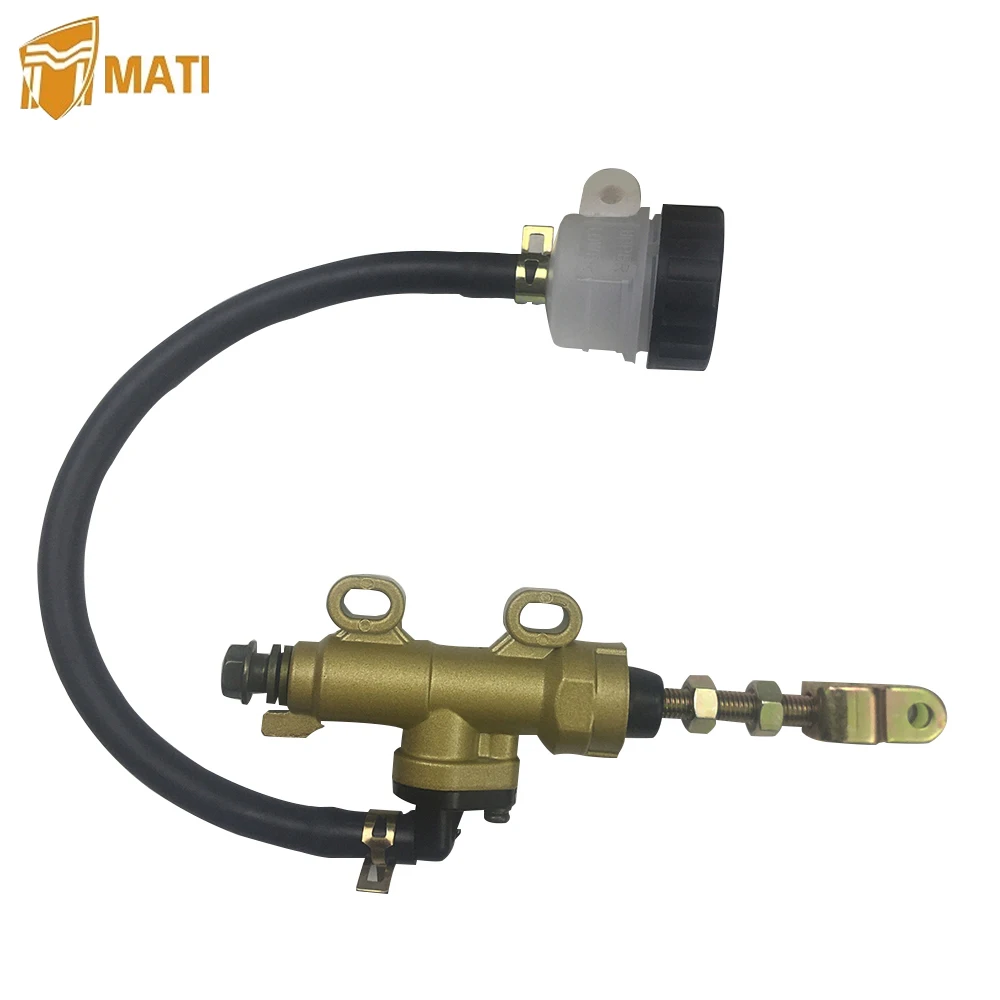 

Mati Rear Brake Master Cylinder Pump Brake Booster Pump Rear Foot Hydraulic Brake Pump for Yamaha Suzuki Kawasaki