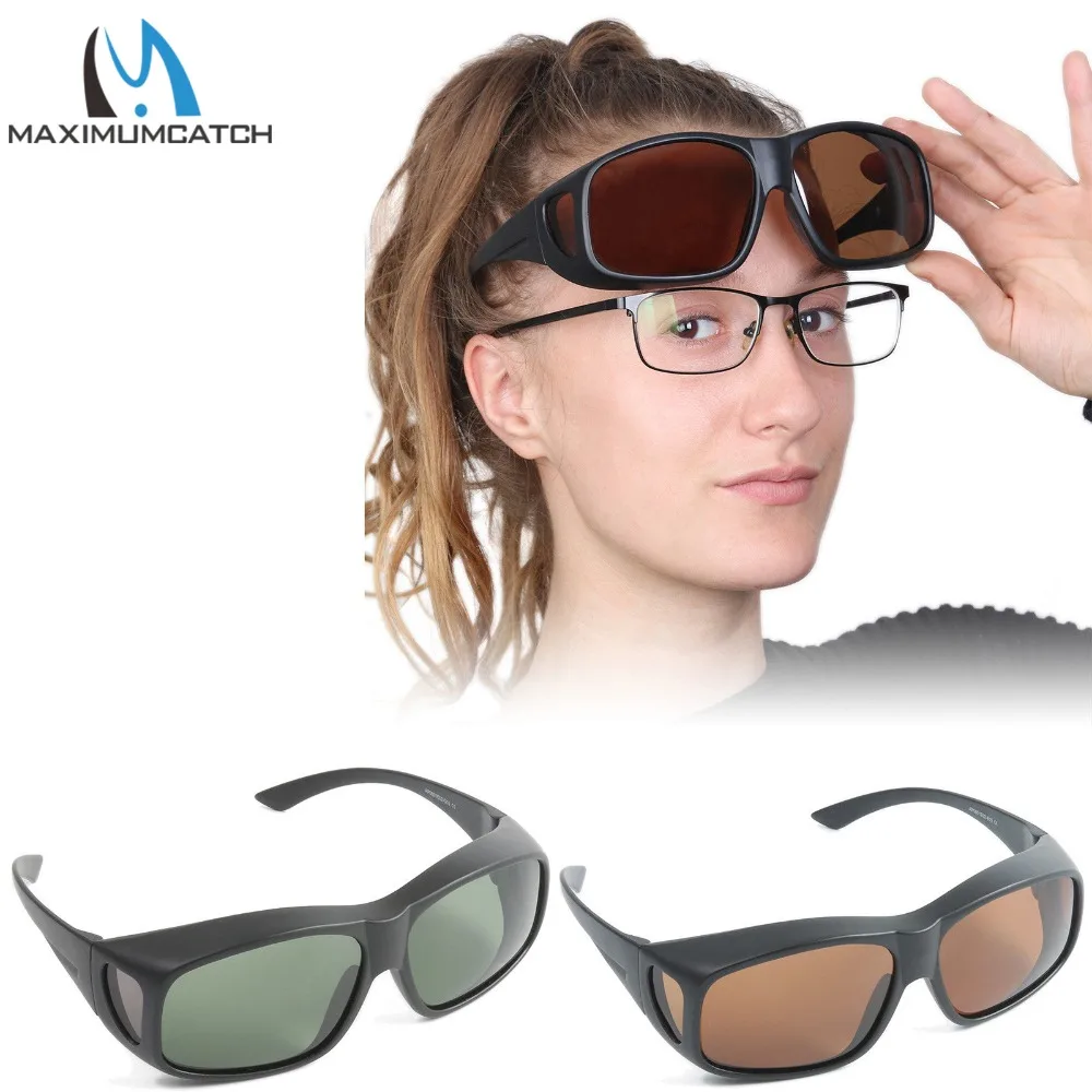 Maximumcatch Fit Over UV400 Polarized Fishing Sunglasses for Outdoor Sports Glasses