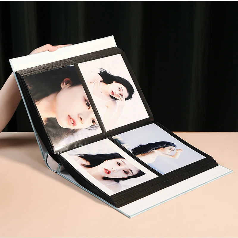 7 Inch Foto 400 Pocket Photo Album PU Leather Cover Large Capacity Family Children Baby Growth Wedding Memory Insert Albums