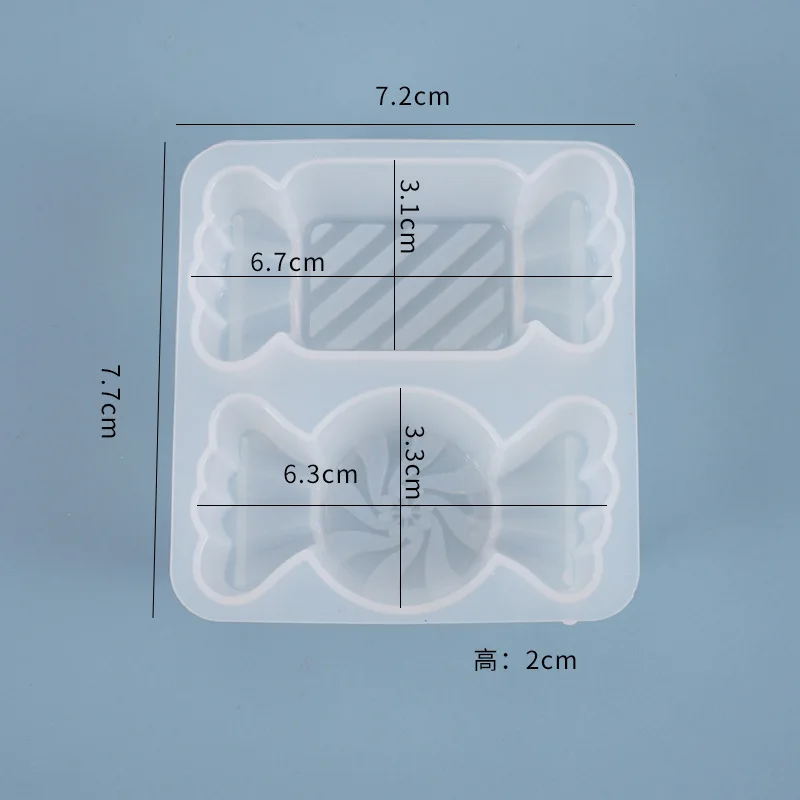 Sugar Candy Shaped Silicone Resin Molds UV Resin Molds DIY Handcraft Jewelry Accessories Jewelry Moulds