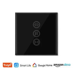 Tuya vida inteligente cortina con WiFi interruptor para cortina eléctrica motorizada ciego de obturador de Google eco voz Alexa Control DIY