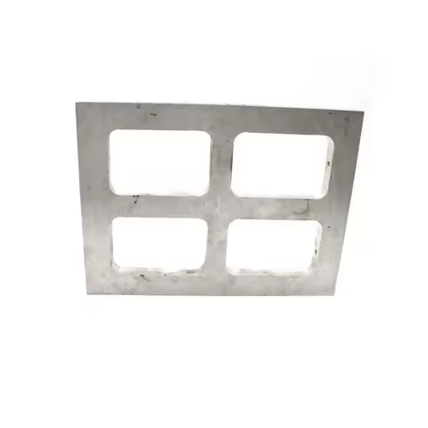 Aluminum Mould Frame for Jewelry Casting Four Grid 12mm Thickness Vulcanizing Mold Rubber Die
