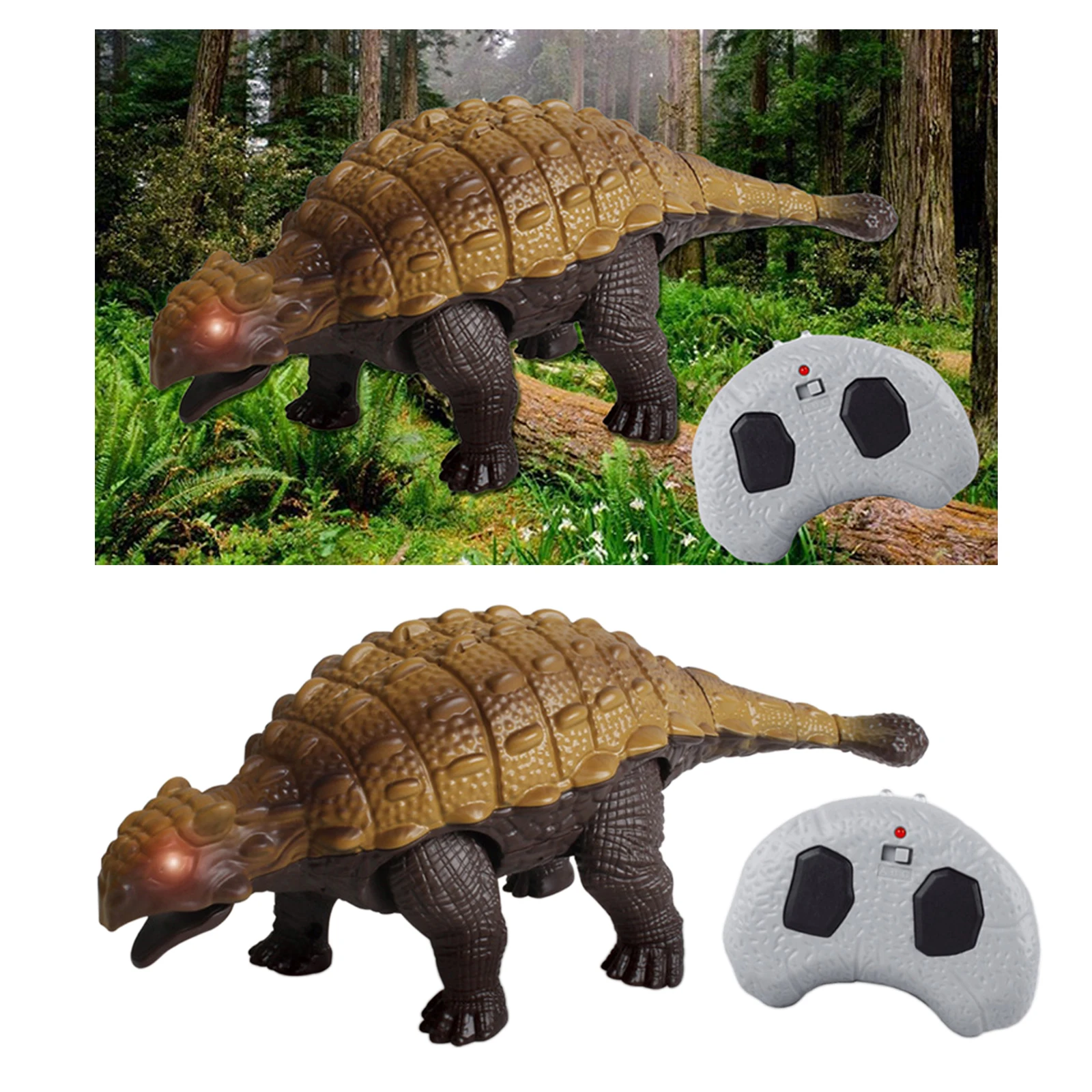 Remote Control Dinosaur for Boys Girls Electronic Toys Roaring Sounds Battery Operated Kids Gifts for 3+ Year Old