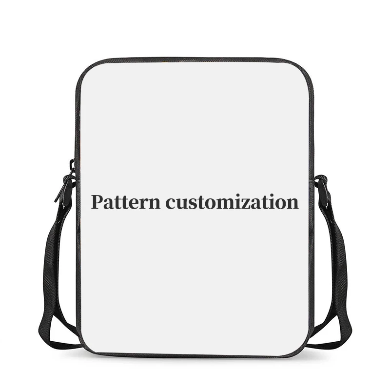 Young Children Small Satchel Boy Girl Customized Color Pictures Fashion Korean Zipper Diagonal Mobile Phone Bag Christmas Gift