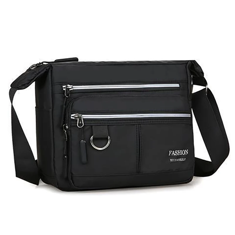 New Business Shoulder Bags For Men Waterproof Oxford Male Messenger Outdoor Travel School Zipper Crossbody Bags Good Qualtiy