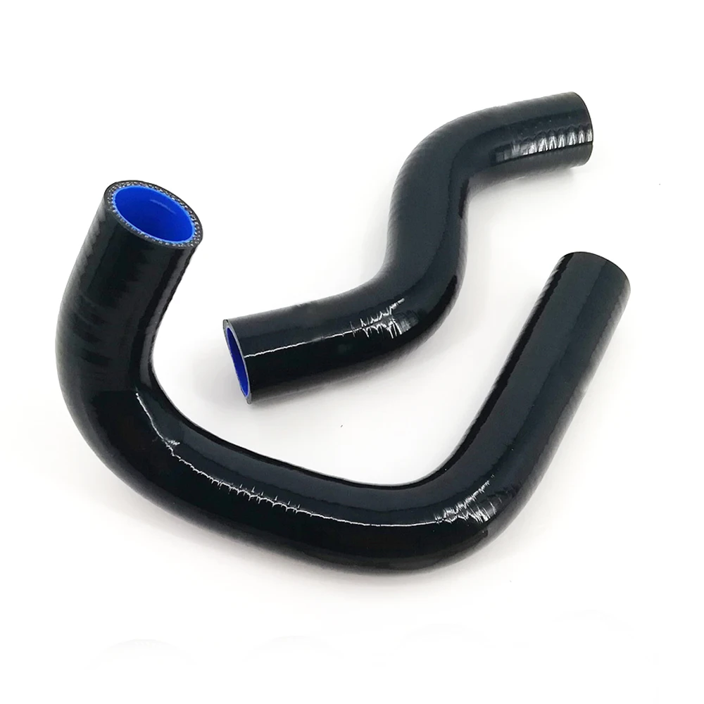 Silicone Radiator Coolant Hose Kit  For NISSAN DATSUN 240Z L24 2.4L 1970 1971 1972 1973 Black 2PCS