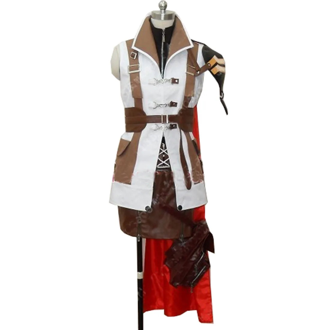 

2020 High Quality Final Fantasy XIII Lightning Cosplay Unifrom Suit Women Girl Halloween Costumes Custom-made Whole Set