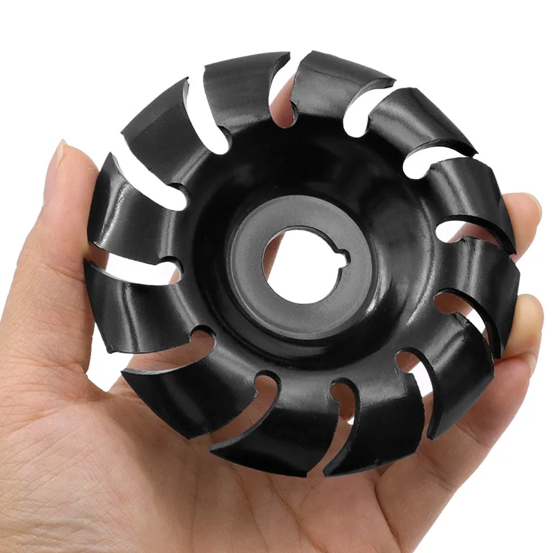 Nuovo disco per intaglio del legno accessori per smerigliatrice angolare ad alta durezza 12 denti 90mm disco per intaglio del legno per modellare il legno strumenti per la lavorazione del legno