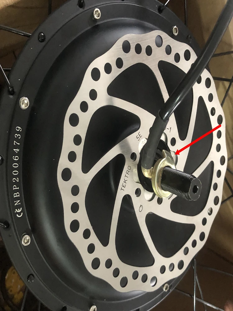 Mountain Bike Brake Disc Adjustment Pad