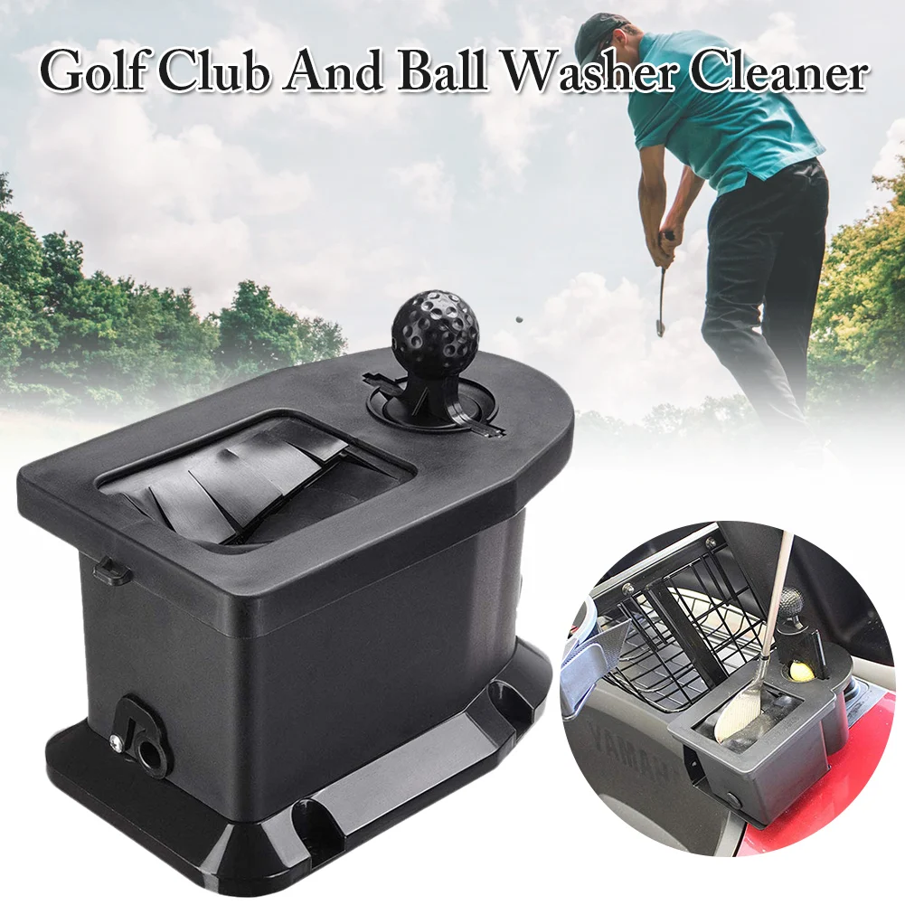 

Golf Trolley Vehicle-mounted Ball And Rod Washing Device Fits Most Golf Carts