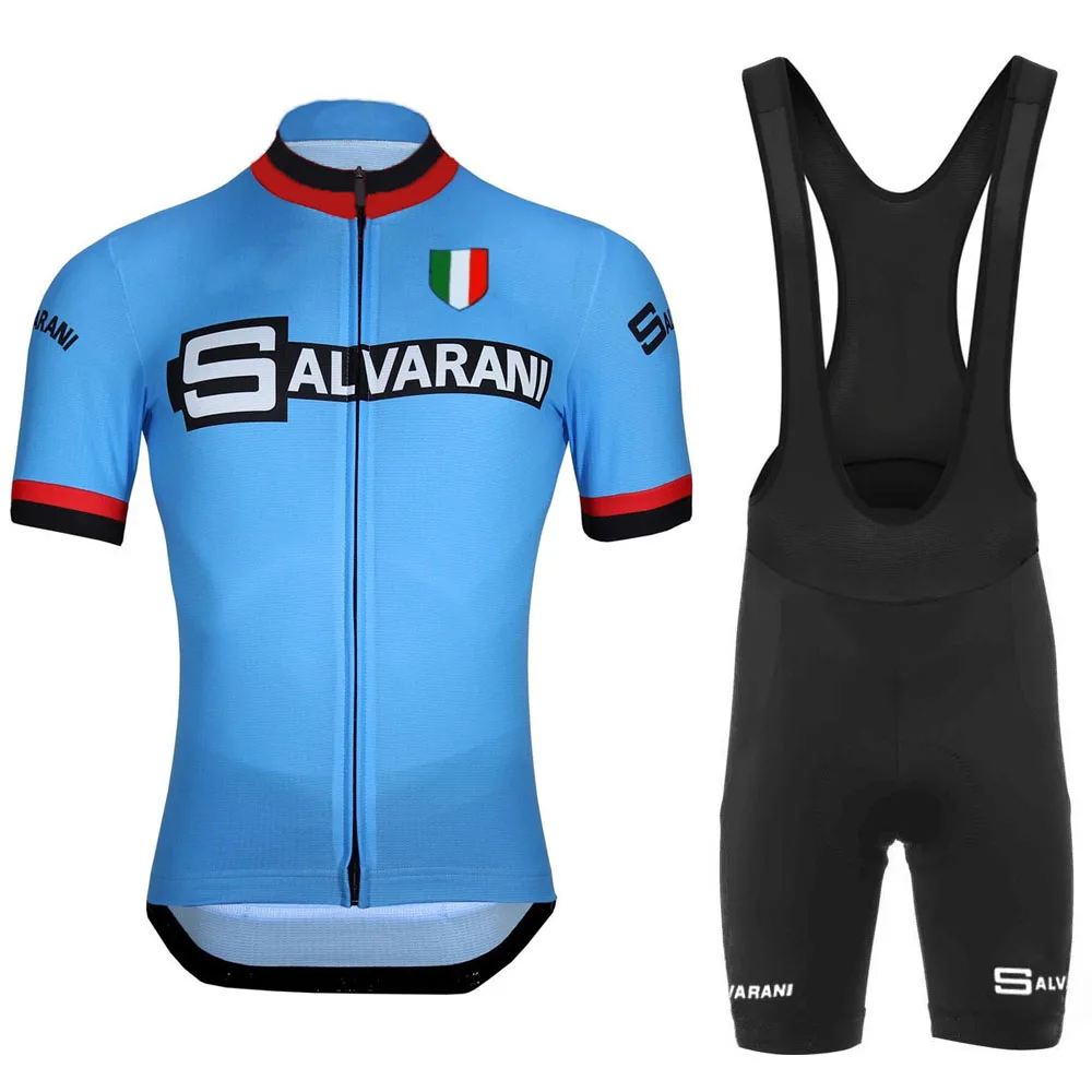 2020 SALVARANI Cycling Jersey Set Italy Complete Cycling Clothing Men\'Road Racing Bike Suit Bicycle Bib Shorts MTB Pants Clothes