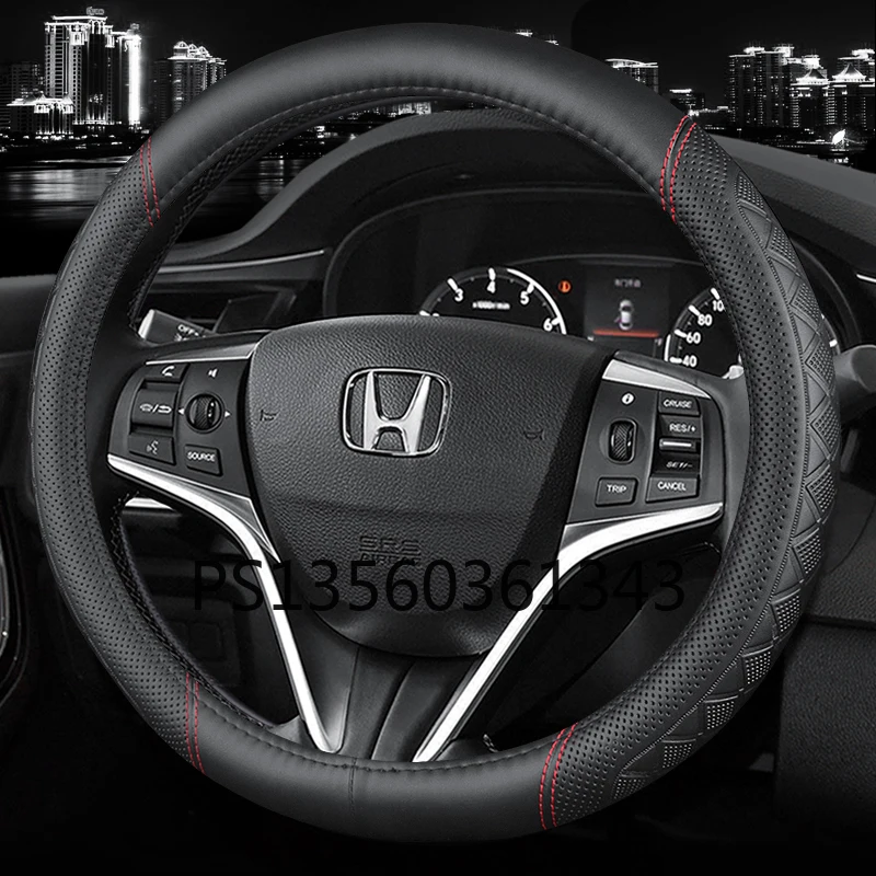 Suitable for Honda Accord Civic Fit VEZEL CRV URV Odyssey real cowhide steering wheel cover