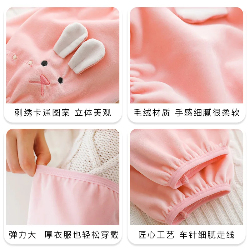 Hand sleeves women sleeves plus long work autumn and winter sleeves Korean ins tide cute cartoon