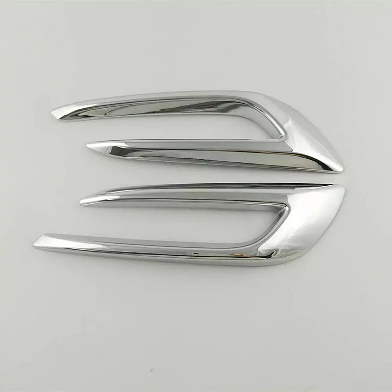 For Buick Encore 2016 17 2018 2019 ABS Chrome Accessories Car Front and Rear Fog Lamp Light Frame Trim Sticker Decoration Cover