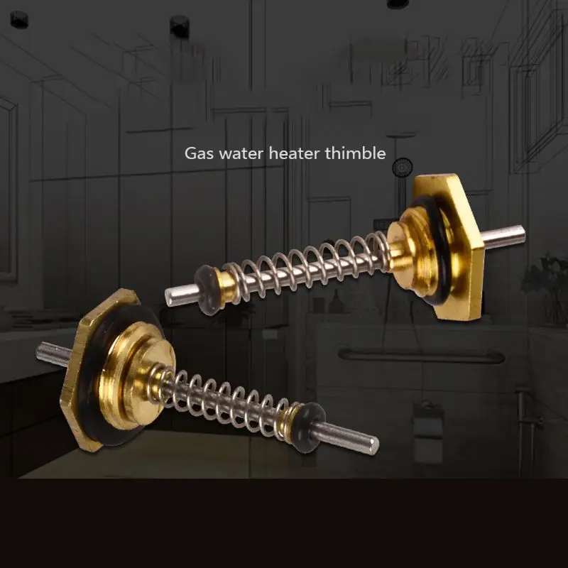Dedal de válvula de conexión de agua para caldera de Gas, 10mm/12mm de longitud, alta calidad para calentador de agua GLP, electrodoméstico, 10 Uds.