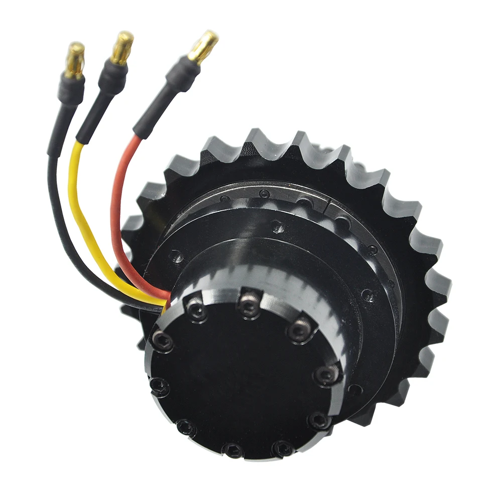 Excavator Brushless Walking Engine Gear Motor Driving Wheel CNC Sprockets With Steel Teeth For RC Excavator Robot Chassis Parts