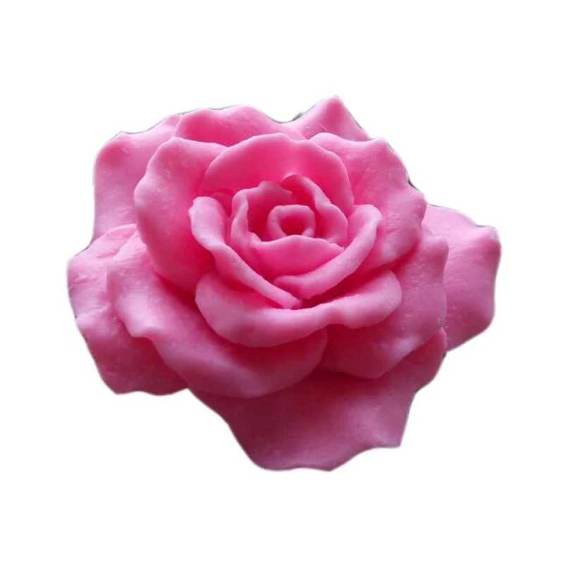 Flower Rose Mold Silicone Soap Mold Cake Decoration Mold Rose Flower Handmade Soap Making Mold Aroma Stone Moulds PRZY No.s8008