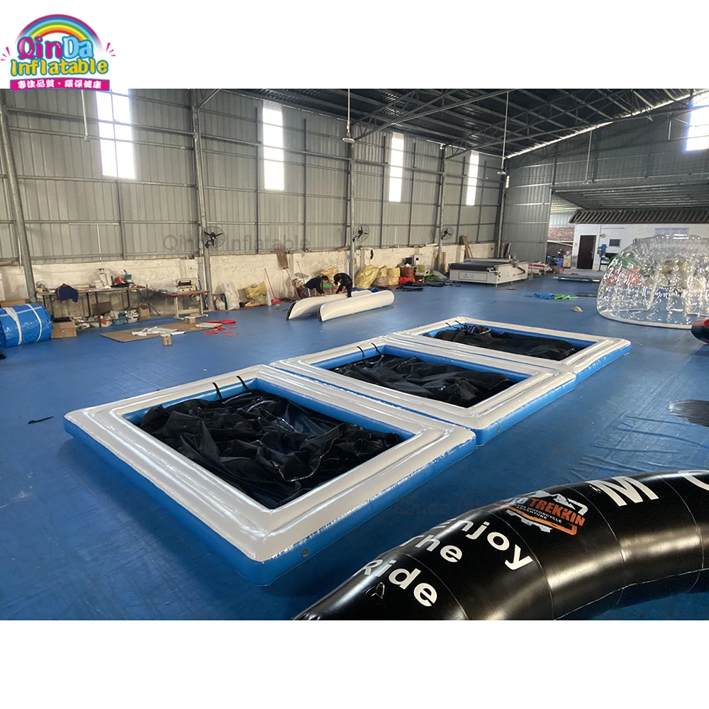Customized Design Inflatable Ocean Games Pool Inflatable Yacht Boat Pool