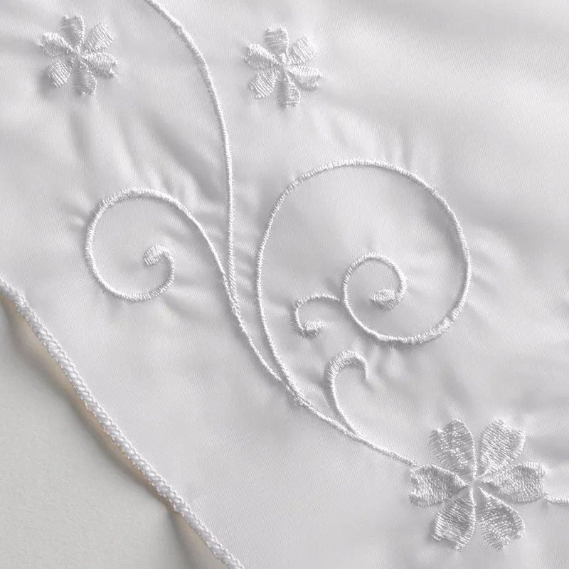 Embroidered Roman Curtain Floral Printing Sheer Window Curtains For Kitchen Living Room Voile Screening Panel With Ribbon Belts