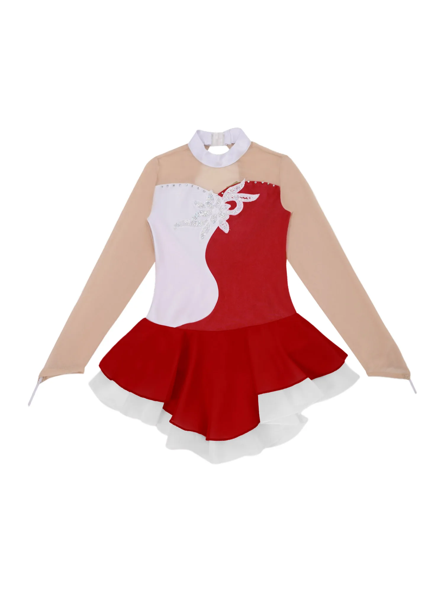 Vestido de Ballet para niñas, leotardo de gimnasia, patinaje artístico, tutú, disfraz de bailarina, Ropa de baile