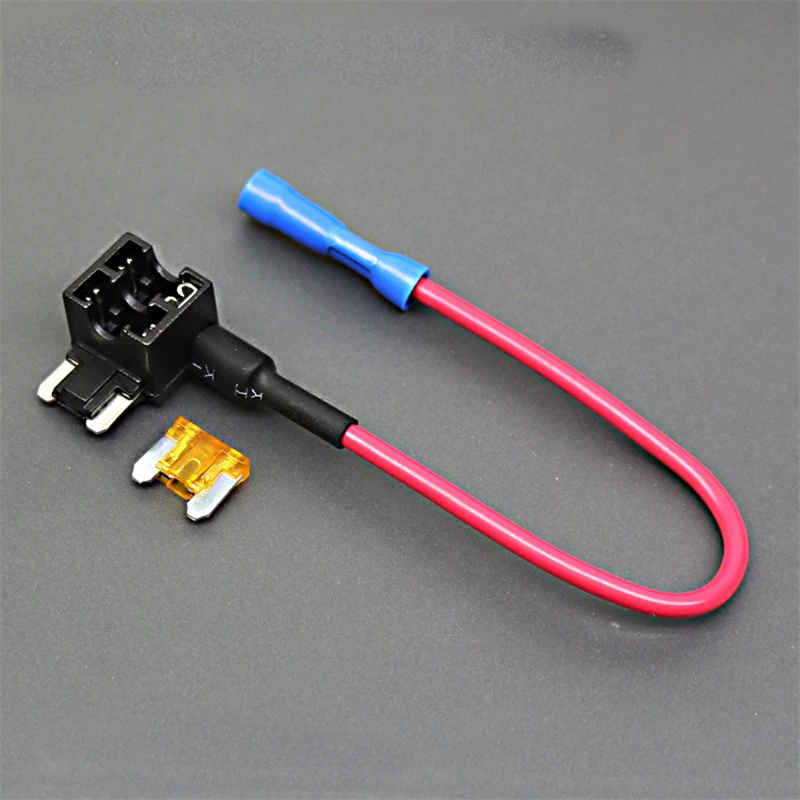 12V Fuse Holder Add-a-circuit TAP Adapter Micro2 Mini Small Standard ATM APM Blade Auto Fuse with Holder with 10A Blade Car Fuse