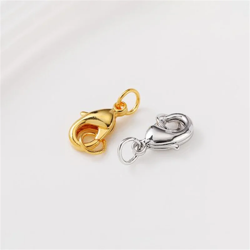 20Pcs Stainless Steel Gold with Jump Ring Lobster Clasp Claw Clasps for Bracelet Necklace Chain Diy Jewelry Making Supplies