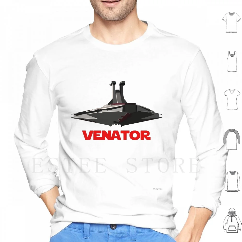 Худи Venator с длинным рукавом клон войн клон Clonewars клон войн Блестящий солдат Shineytrooper Shiney Trooper Ahsoka
