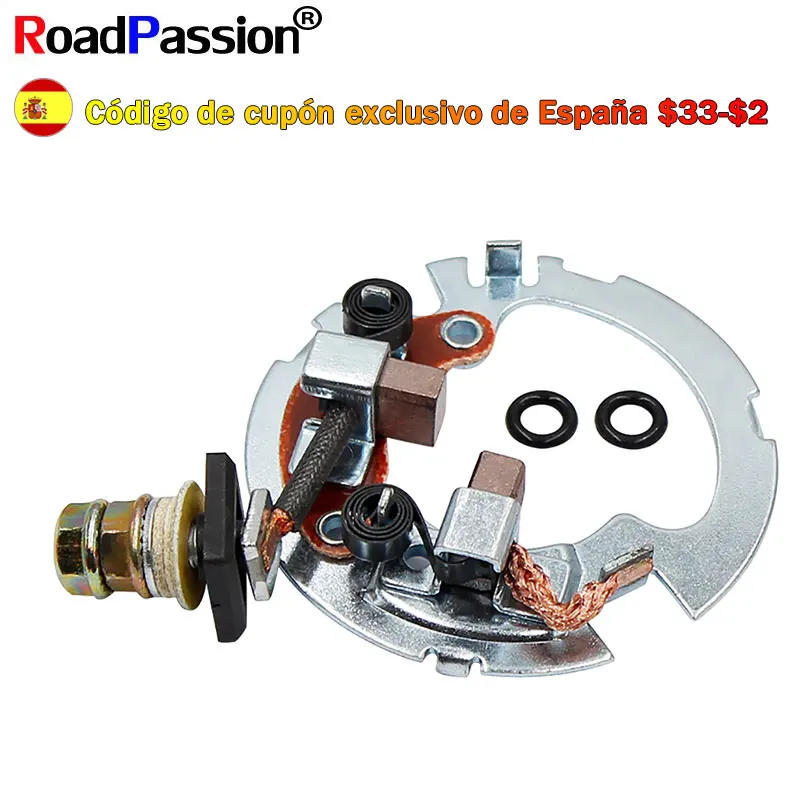 Kit de reparación de arranque, Kit de reconstrucción de placa de cepillo para SUZUKI GSX600F Katana LT160 LT160E LT-4WD LT-F160 QuadRunner LT-F250 Ozark LTZ250