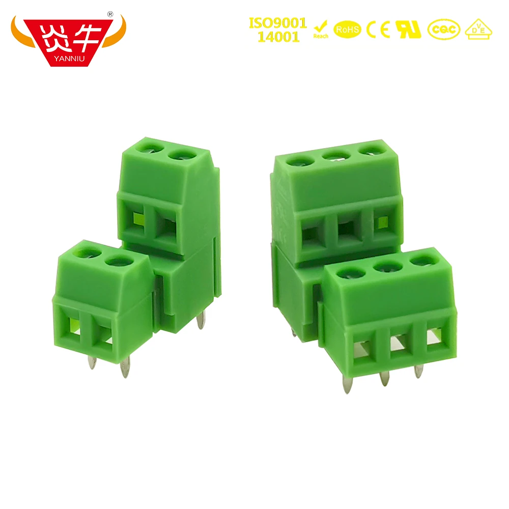 

50Pcs 124DG KF128A KF128B 3.5 2P 3P PCB UNIVERSAL SCREW TERMINAL BLOCK KF128HL DG381A 3.5mm 2PIN 3PIN MKKDS 1/ 2-3,5 PHOENIX