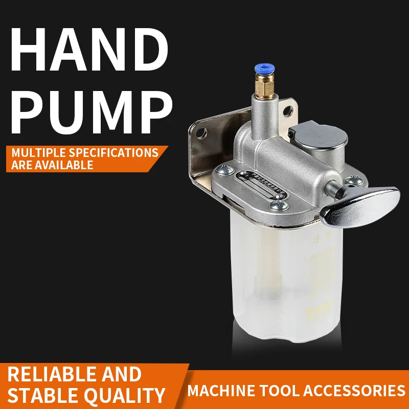 HL03 Hand-drawn Lubrication Pump Manual Lubricating Oil Pump Grinder Milling Resistance Manual Oil Pump 0.18L Thin Oil Pump