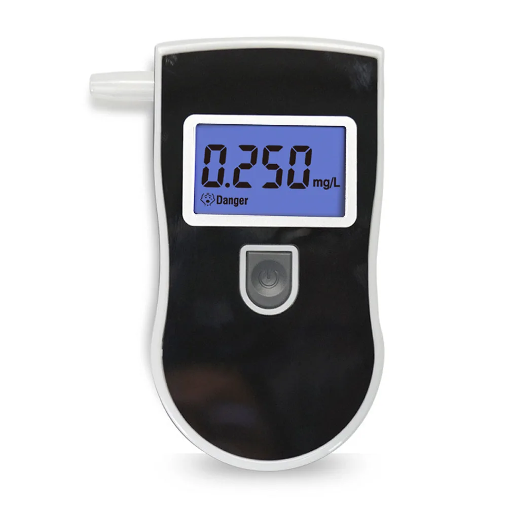 Portable Alcohol Tester Police LCD Display Digital Breath Quick Response Breathalyzer for the Drunk Drivers alcotester AT818