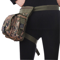 Military Outdoor Leg Bag Multi Function Waterproof Fishing Climbing Travel Belt Pack Tactical Pockets Messenger Bags, ZC088