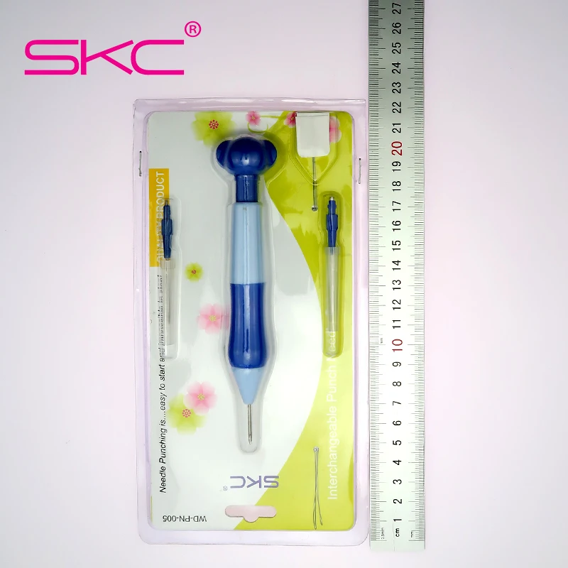 SKC di alta qualità pratico fai-da-te 1.3mm 1.6mm 2.2mm Punch Needle ABS plastica artigianato fai da te set di penne per ricamo magico strumenti per