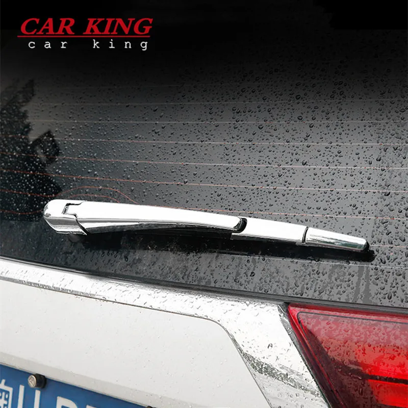 

For Mitsubishi Outlander 2013 2014 2015 2016-2018 ABS Chrome Rear Window Wiper Arm Blade Cover Trim Garnish Molding Accessories