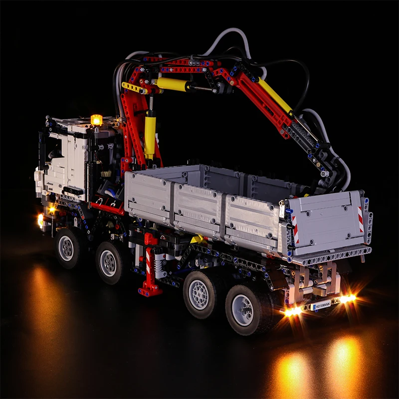 Led Light For 42043 Building Brick Blocks 20005 Technic The Arocs 3245 Truck Car Toys( Light With Battery Box)