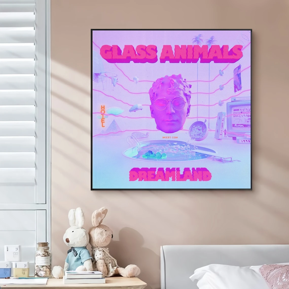 Glass Animals Dreamland Music Album Cover Canvas Poster Rap Star Pop Rock Singer Wall Painting Art Decoration (No Frame)