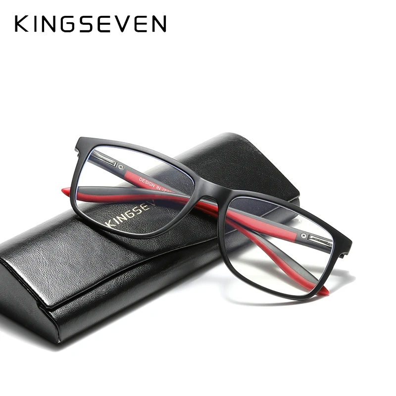 

KINGSEVEN Blue Light Blocking Glasses For Men Women Computer Gaming Anti Radiation Blue Ray Blocking Eyewear Blocker Eyeglasses