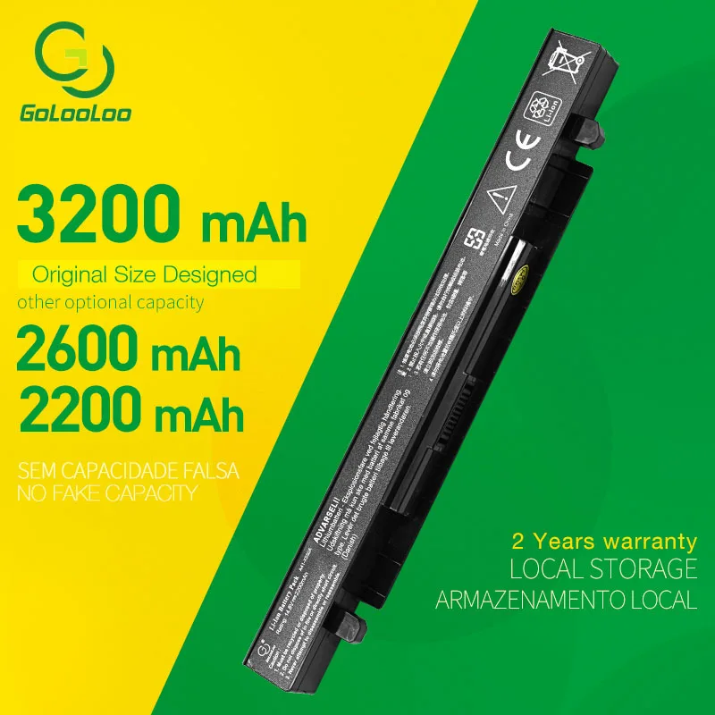 14.8v 4CELLS Laptop battery For ASUS P450 A32-X550 X450LA X452 X550A A450LA P450LC R510EA P450CA F550VC F552C A450V P450LB X552C