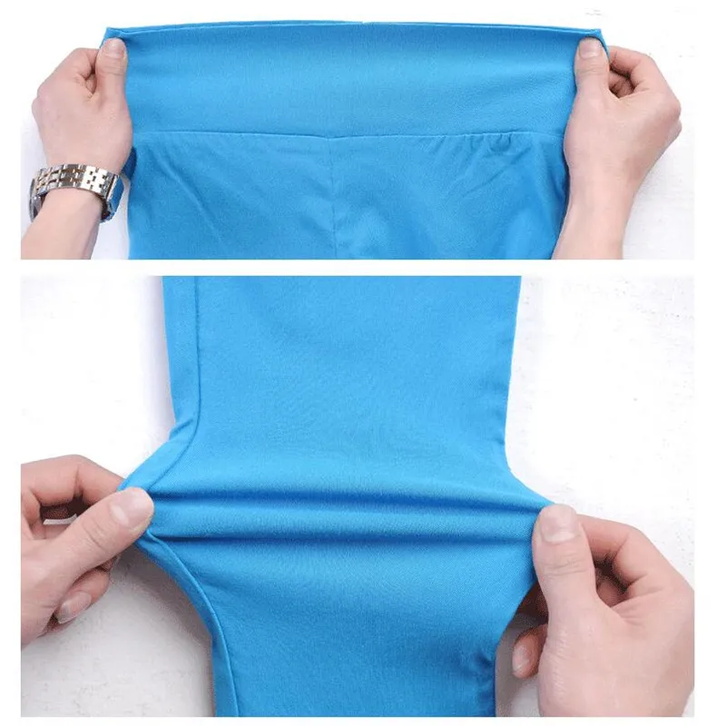 S-6XL artı boyutu canlı renkli kalem pantolon kadınlar streç yüksek bel tayt pantolon kadın Pantalones Mujer Spodnie Damskie