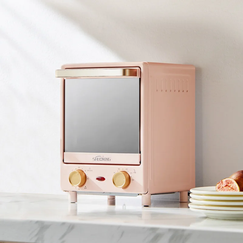 12-литровая электрическая духовка, многофункциональный таймер с контролем температуры для бытовой выпечки, машина для завтрака, хлебопечка, тостер 220 В KX12