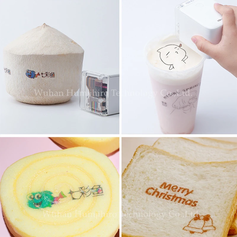 In STOCK Edible Ink Mbrush Printer Mobile Color Handheld Coffee Printer Portable Wifi Printers PrinCube Hand Inkjet