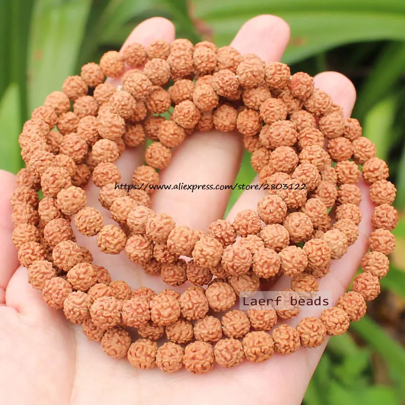 Wholesale100% Natural 6-12mm 108Pcs Bodhi Rudraksha /White Bodhi Beads/ Xingyue Bodhi Beads,For DIY Jewelry Making !