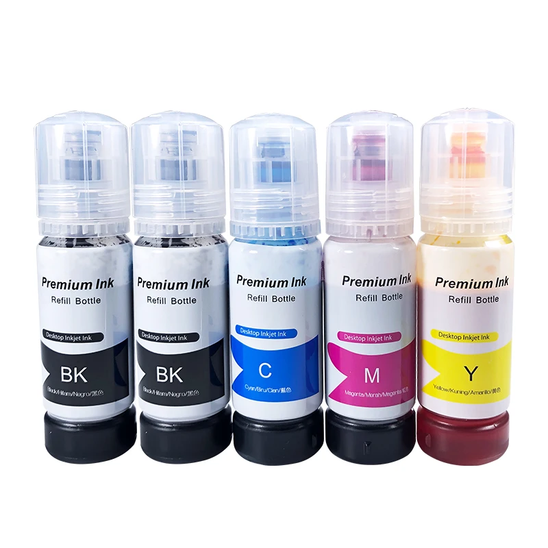 Morfiltration-tinta de tinte para impresora Epson EcoTank, recambio de tinta para impresora de inyección de tinta, tanque ecológico de ET-2710, ET-2711, ET-2712, ET-2714, ET-2715, 104, 522