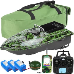 GPS Fishing Bait Boat Wireless Carp Fishing Hook Post Bait Boat LCD  Fishfinder Sonar Sensor Catapult Hopper Boat with Carrybag